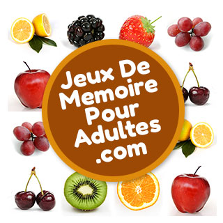 Jeu de société de mémoire gratuit pour les personnes âgées, pour adultes et seniors: Fruits