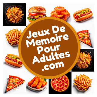 Jeux de mémoire gratuits pour adultes et pour personnes âgées: Fast-Food
