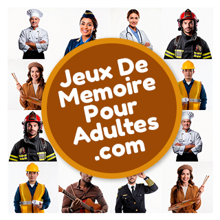 Jeux de mémoire gratuits pour personnes âgées et pour adultes: Proffesions