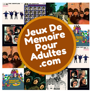 Jeux gratuits de mémoire en ligne pour personnes âgées et pour adultes: Les Beatles