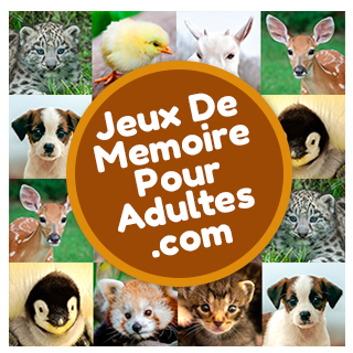 Jeux de mémoire en ligne pour adultes et pour seniors: Animaux Bébés