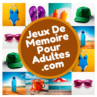 Jeux en ligne de mémoire gratuits pour personnes âgées et pour adultes: La Plage