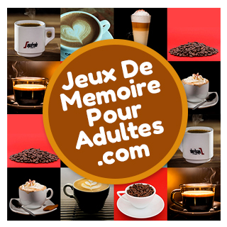 Jeux en ligne de mémoire gratuits pour personnes âgées et pour adultes: Le Café