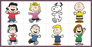 Jeu de Mémoire en ligne pour les Adultes: Les Peanuts