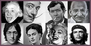 Jeux de Mémoire pour les seniors: Visages célèbres