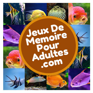 Jeux de société de mémoire gratuits pour les adultes et les personnes âgées niveau difficile pour jouer en ligne: Les poissons